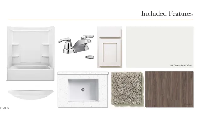 a picture of a bathroom with a sink and mirror