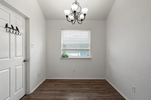 a view of a livingroom with a window