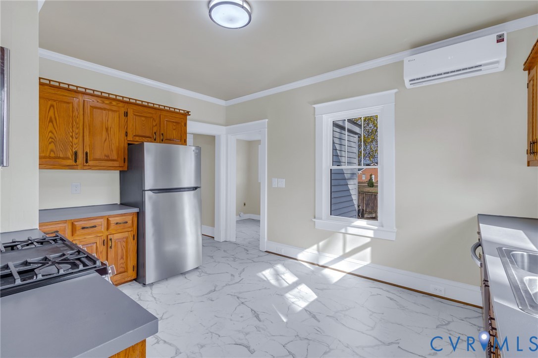109 Courthouse Road Heathsville, VA 22473 - Photo 20 of 50 a view of a kitchen with refrigerator and window