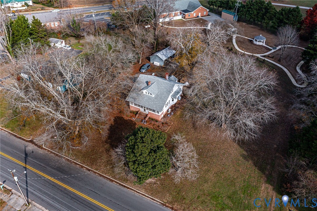 109 Courthouse Road Heathsville, VA 22473 - Photo 46 of 50 an aerial view of residential house with outdoor space