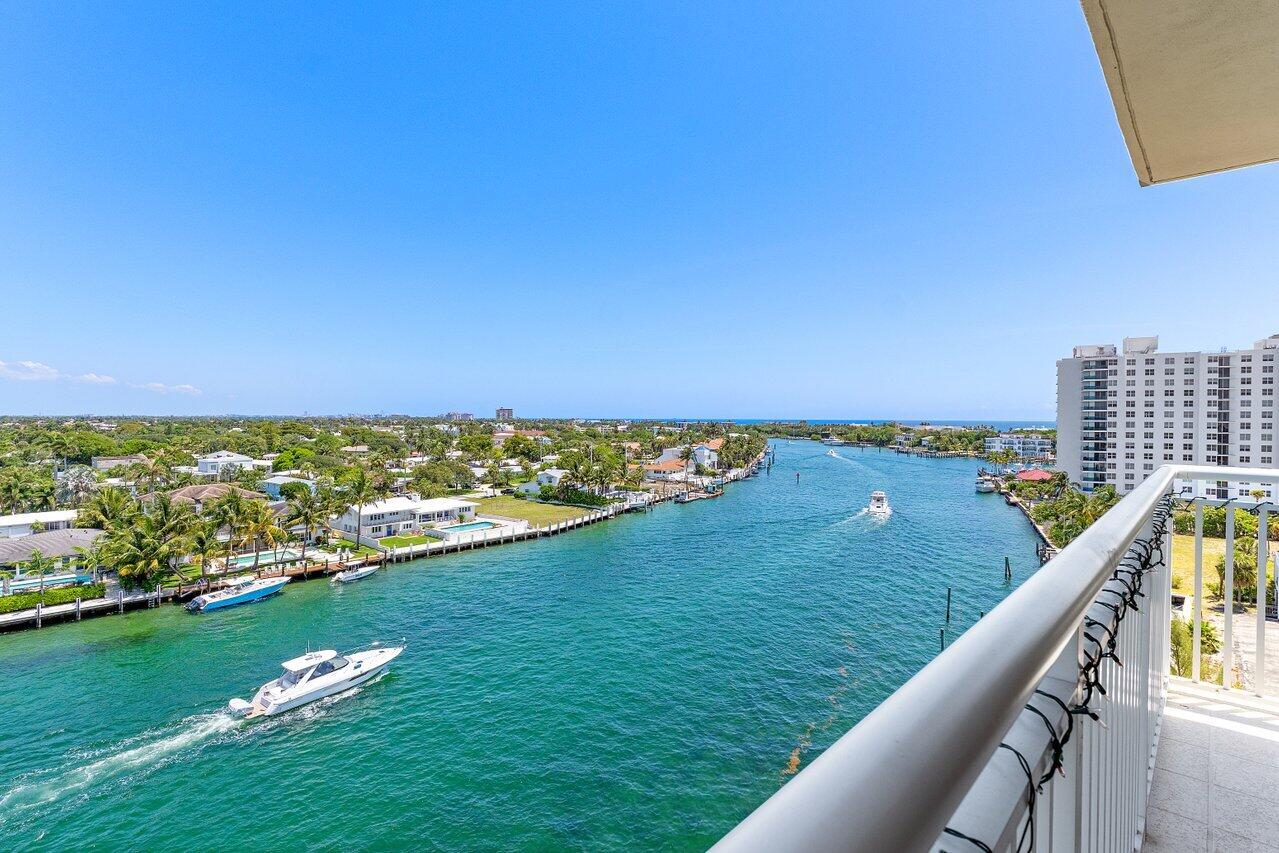 2611 North Riverside Drive, Unit 908 Pompano Beach, FL 33062 - Photo 1 of 43 a view of a city and an ocean view