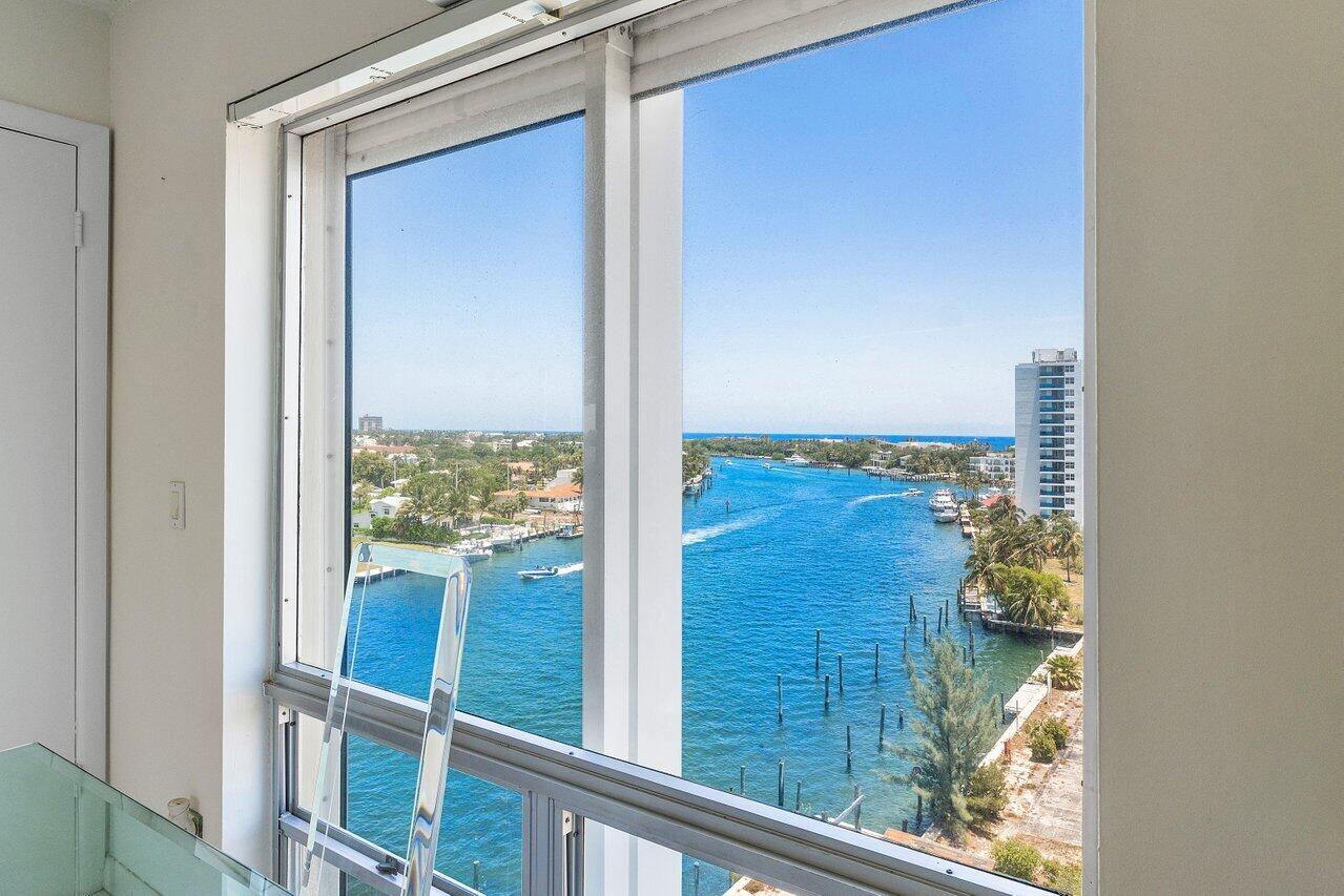 2611 North Riverside Drive, Unit 908 Pompano Beach, FL 33062 - Photo 17 of 43 a view of a balcony