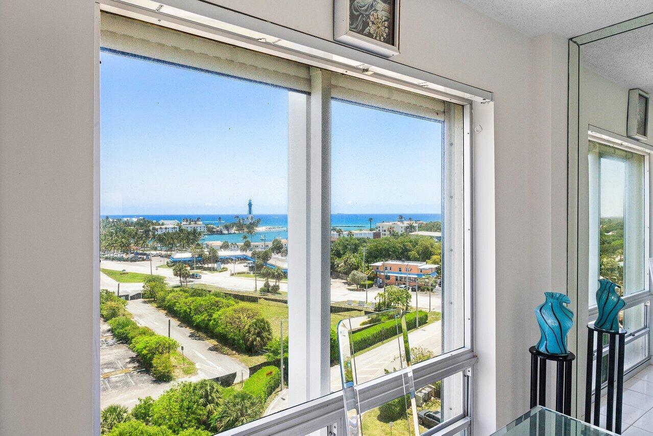 2611 North Riverside Drive, Unit 908 Pompano Beach, FL 33062 - Photo 21 of 43 a view of a from a window