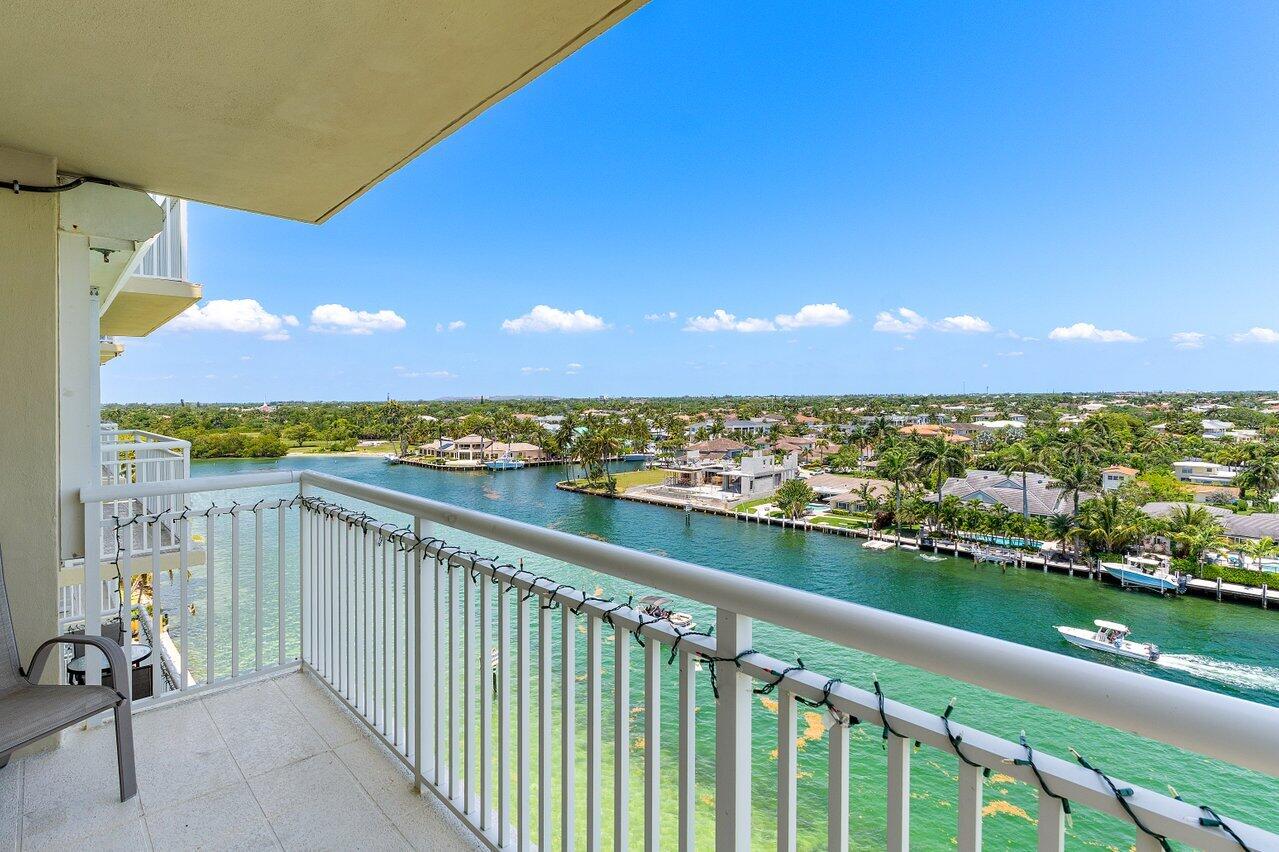 2611 North Riverside Drive, Unit 908 Pompano Beach, FL 33062 - Photo 3 of 43 a view of city and swimming pool