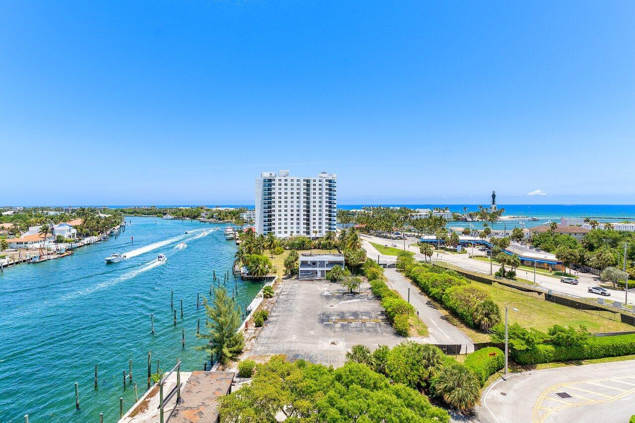 2611 North Riverside Drive, Unit 908 Pompano Beach, FL 33062 - Photo 32 of 43 a view of a city with ocean view