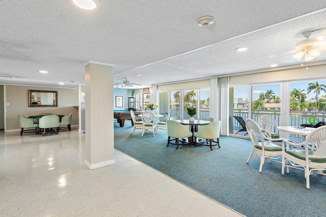 2611 North Riverside Drive, Unit 908 Pompano Beach, FL 33062 - Photo 36 of 43 a view of a living room and dining room