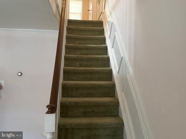 6315 Mershon Street Philadelphia, PA 19149 - Photo 10 of 19 a view of staircase with white walls
