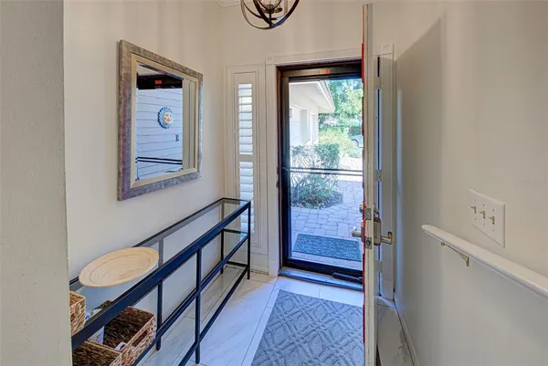 a view of an entryway