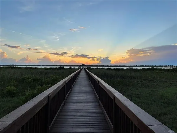 a view of a lake from a balcony