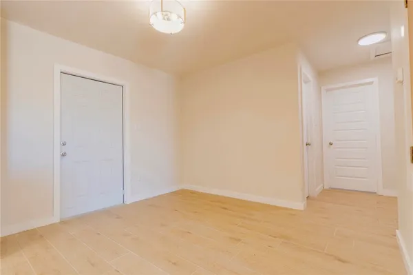 a view of empty room