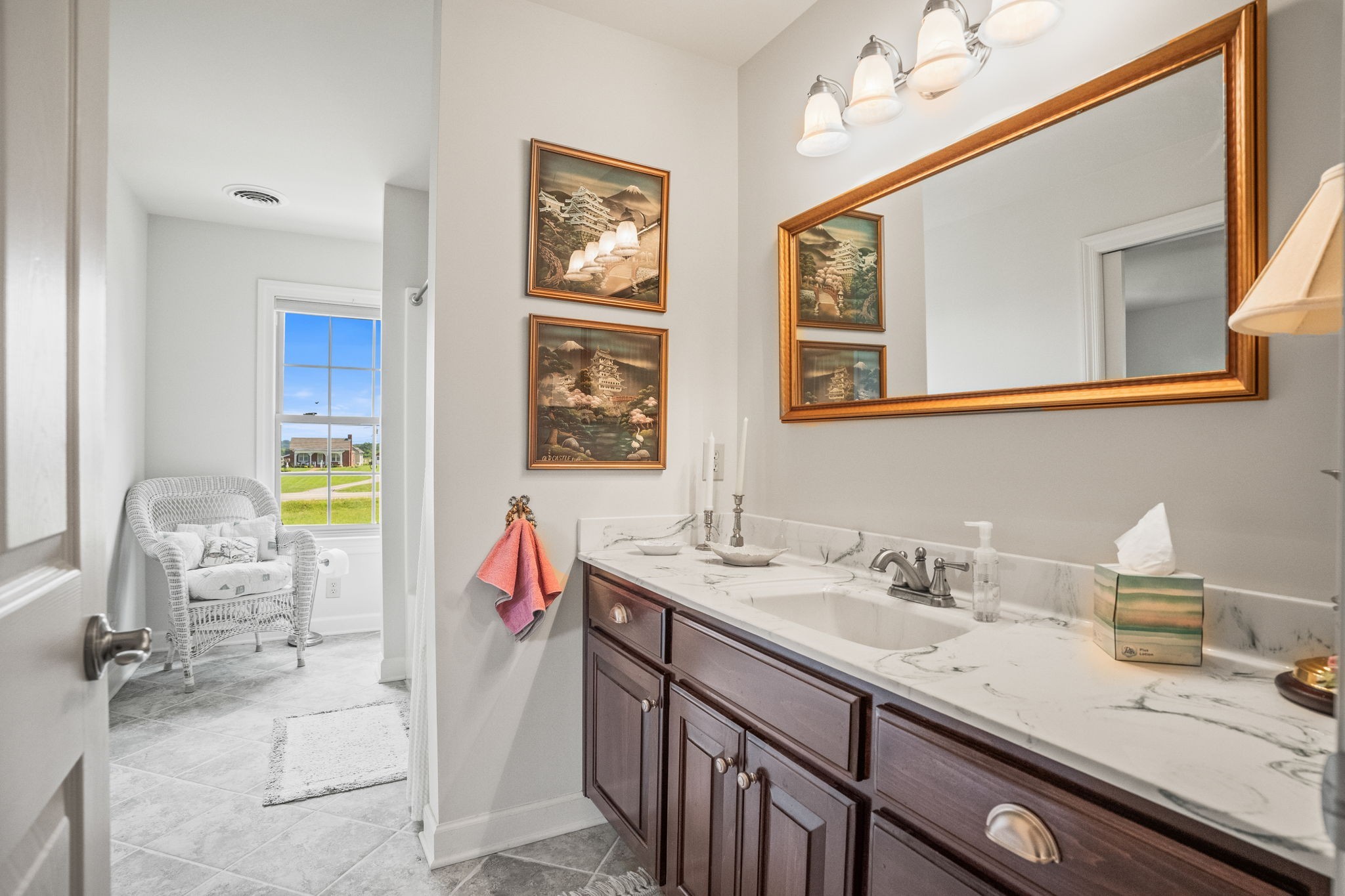 4313 South Garrett Road Springfield, TN 37172 - Photo 33 of 69 a bathroom with a sink vanity and mirror