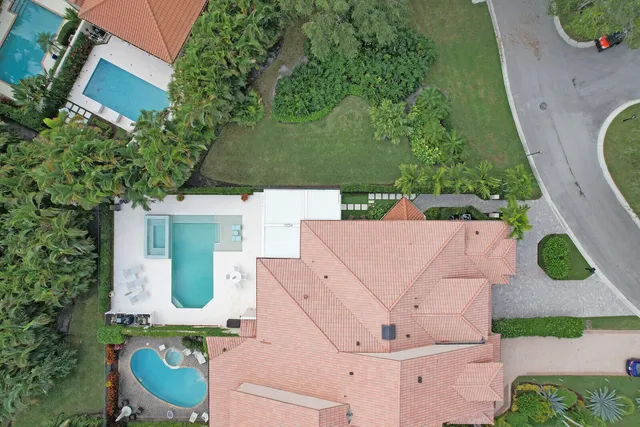 an aerial view of a city with lots of residential buildings