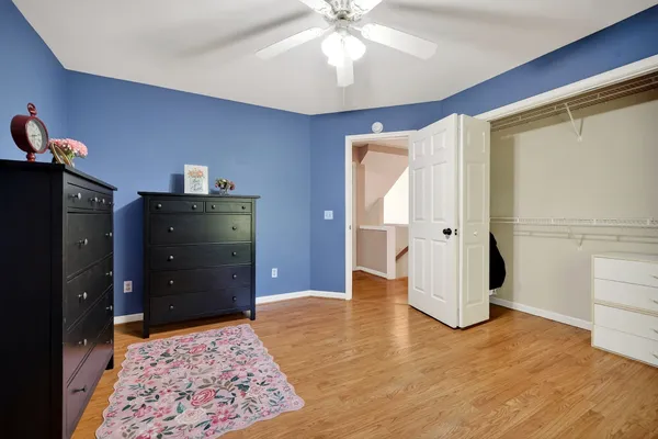 a view of livingroom with hardwood