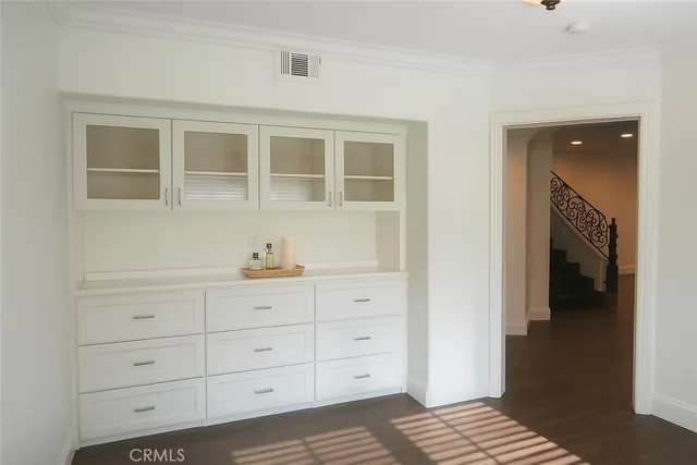 a view of empty room