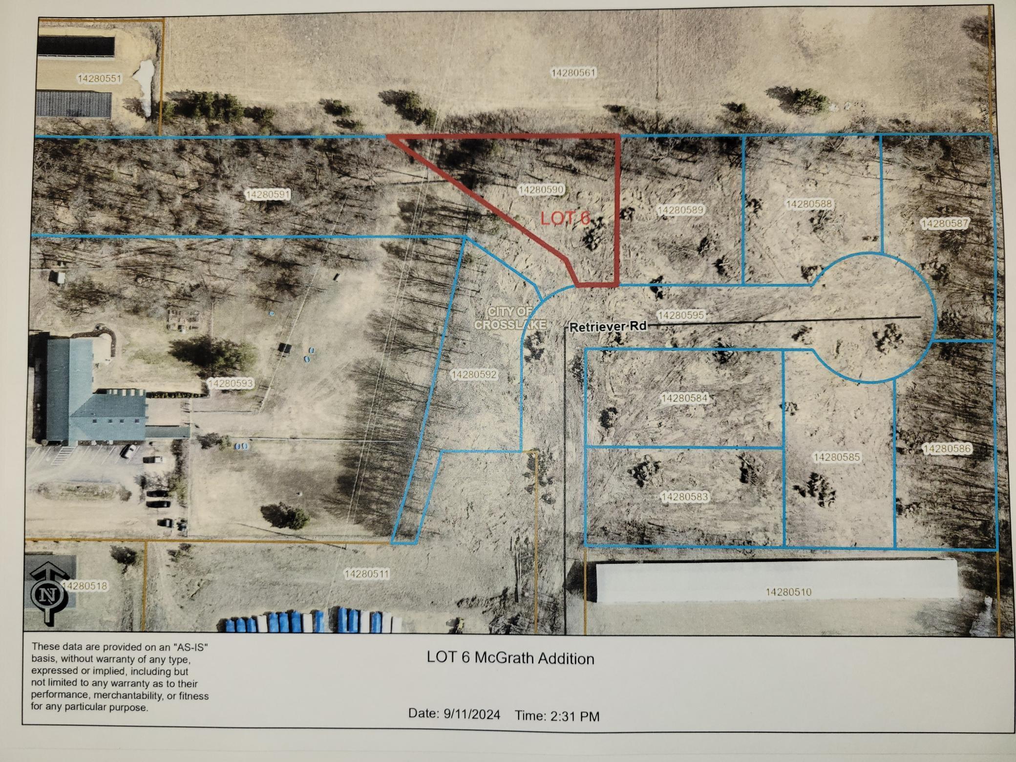 Lot 6 Retriever Road Crosslake, MN 56442 - Photo 1 of 1 Gallery Image 1