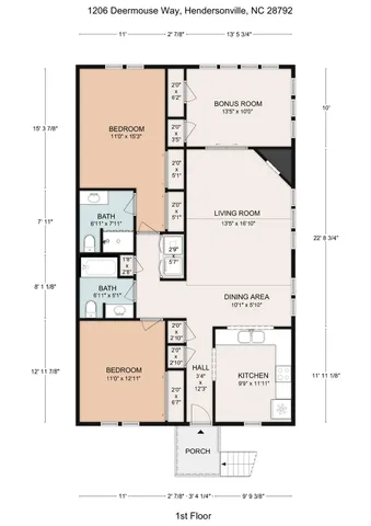 $268,000 | 1206 Deermouse Way, Hendersonville, NC 28792