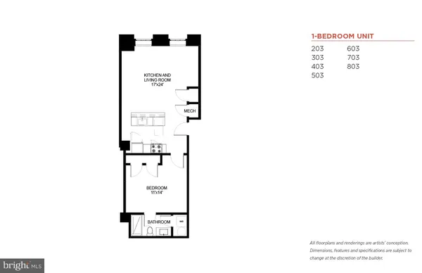 $1,965 | 103 South Gay Street, Unit 2BR, Baltimore, MD 21202