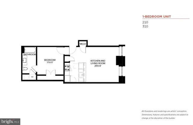 $1,500 | 103 South Gay Street, Unit 2BR, Baltimore, MD 21202