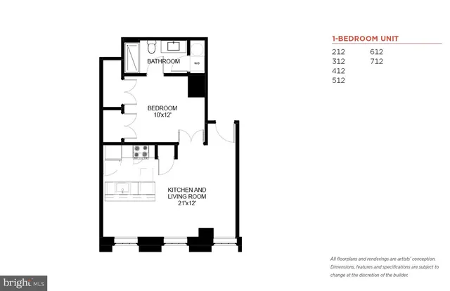 $1,500 | 103 South Gay Street, Unit 2BR, Baltimore, MD 21202