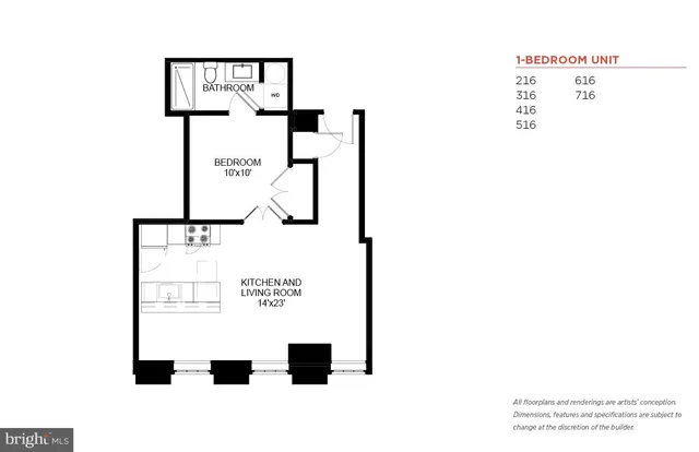 $1,500 | 103 South Gay Street, Unit 2BR, Baltimore, MD 21202