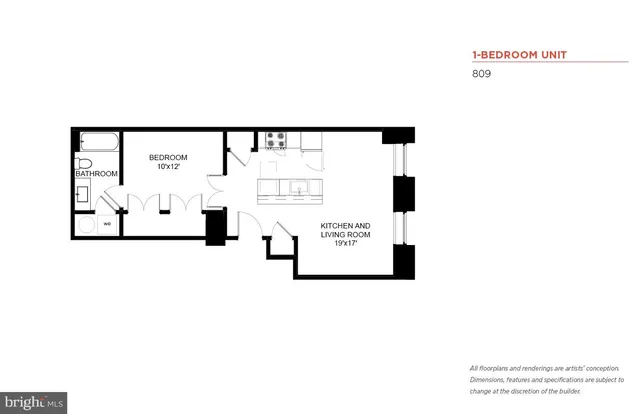 $1,500 | 103 South Gay Street, Unit 2BR, Baltimore, MD 21202