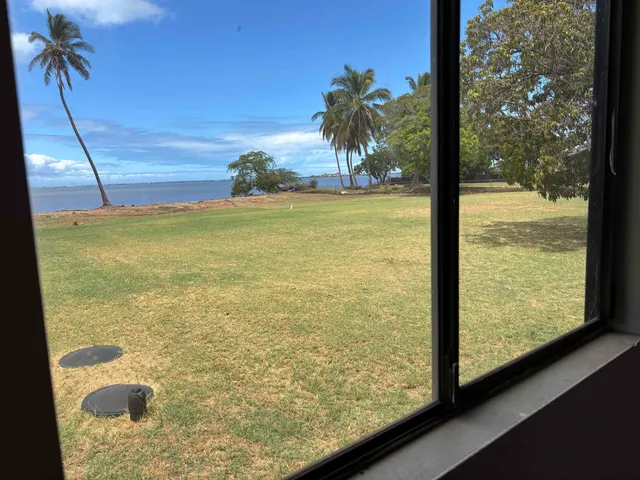a view of ocean from a window