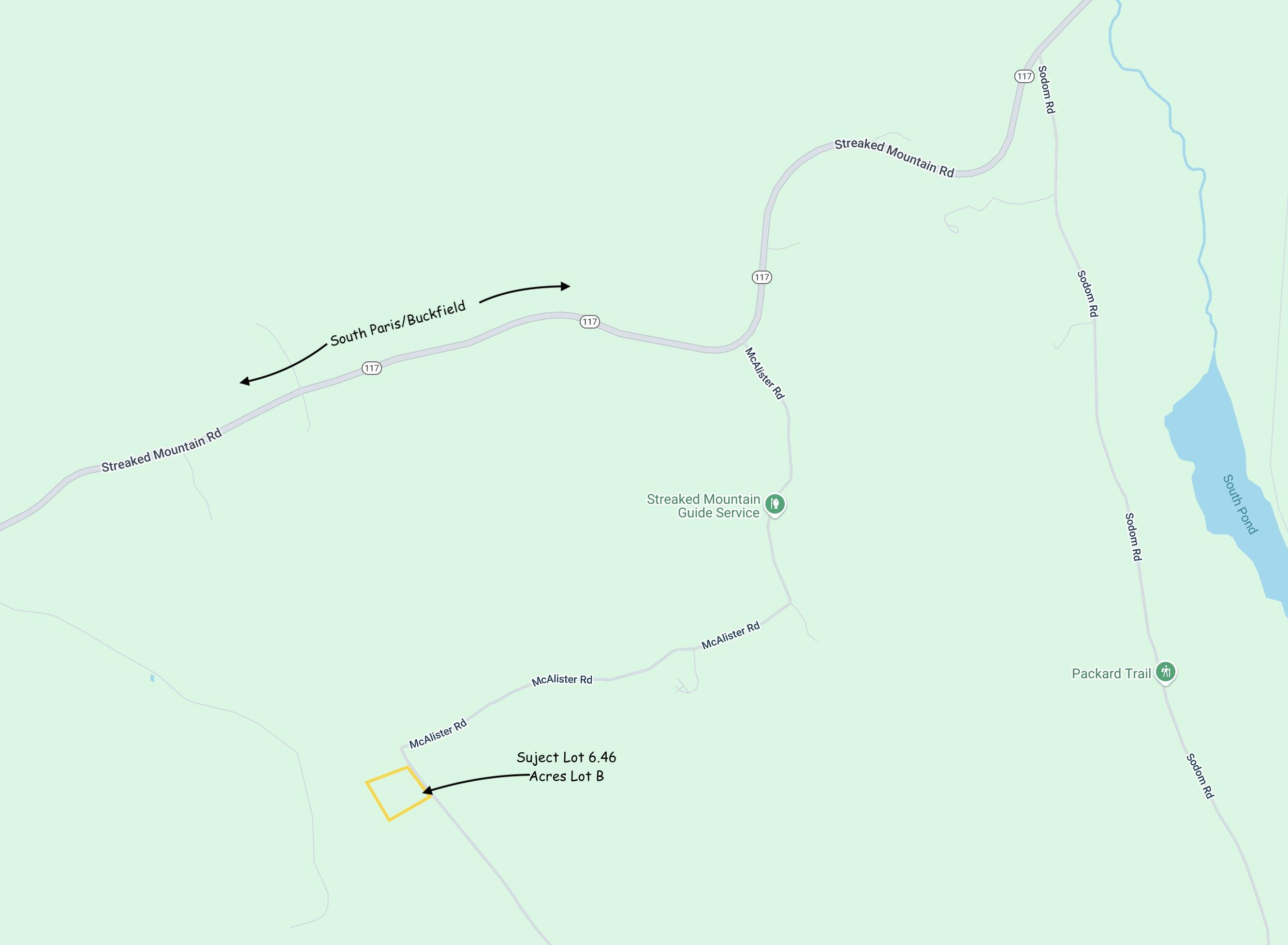 6.46 Acres Lot B End Mcallister Rd