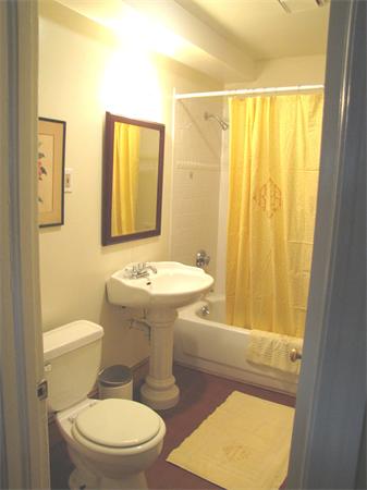 70-72 Beaconsfield Road Brookline, MA 02445 - Photo 15 of 22 a bathroom with a sink a toilet and shower curtain