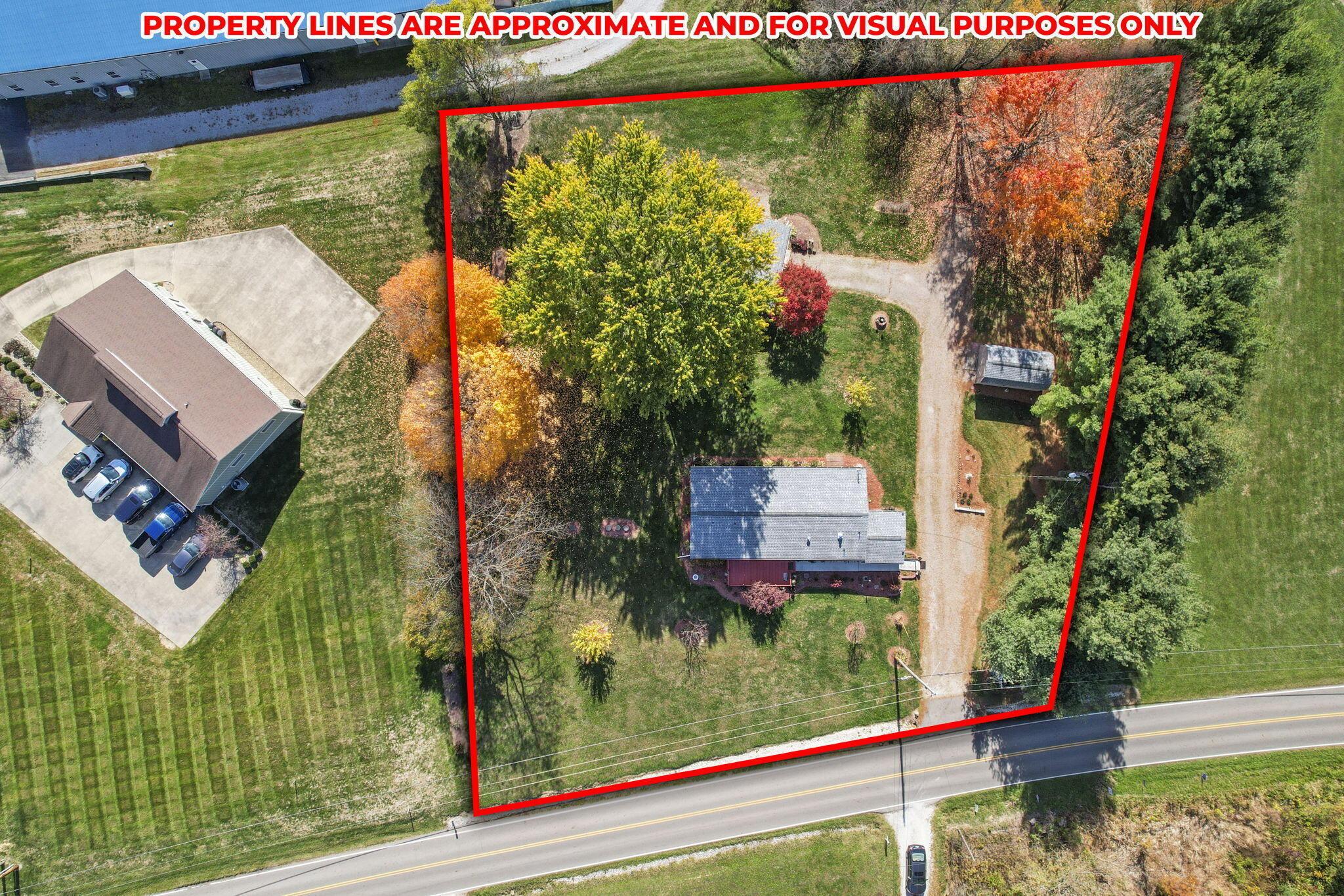2782 James Road Granville, OH 43023 - Photo 40 of 42 Home aerial .91 acre