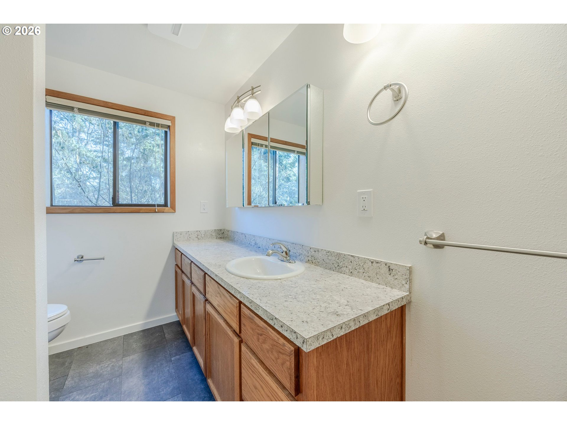 3248 West 15th Avenue Eugene, OR 97402 - Photo 28 of 33 a bathroom with a sink and a mirror