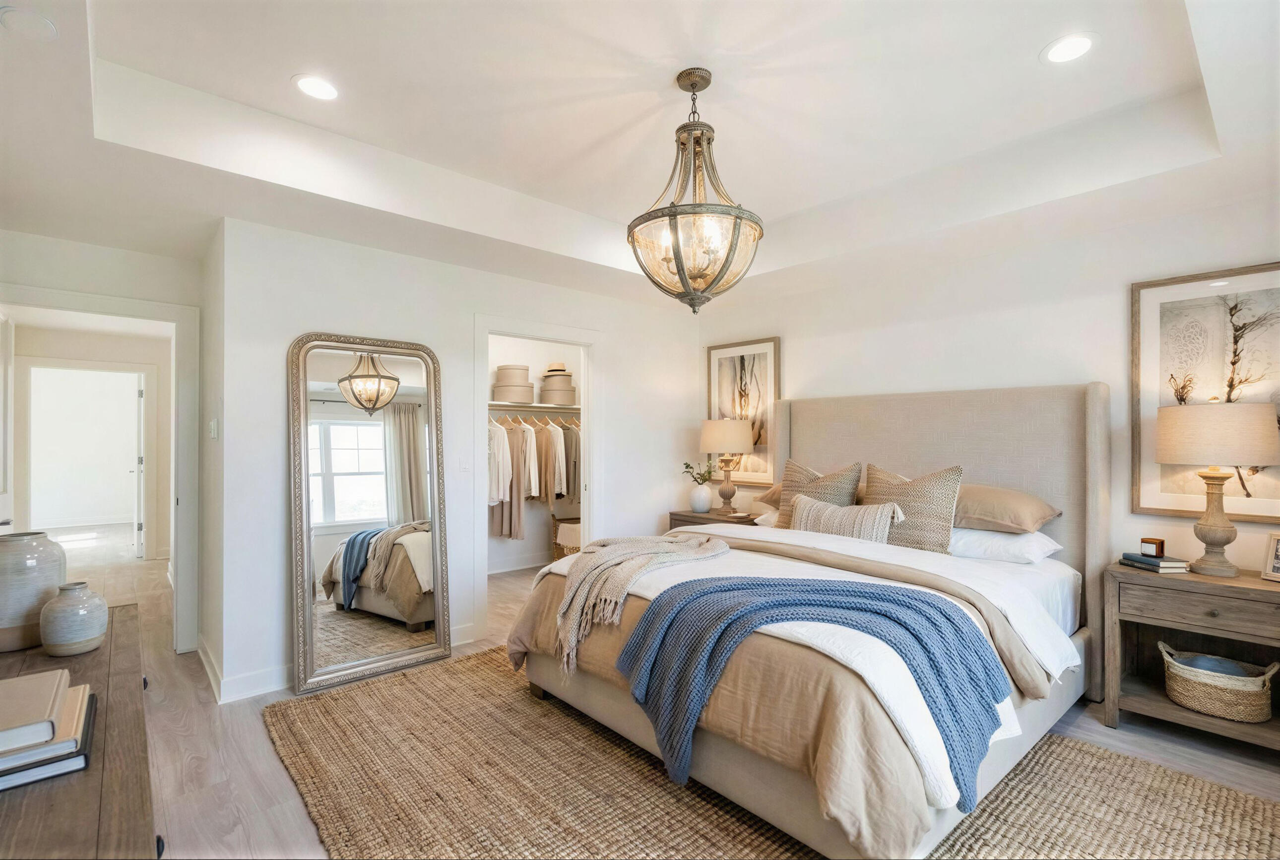 433 Niagara Avenue Sheboygan, WI 53081 - Photo 25 of 70 Owner's Suite with Large Walk-in Closet - Virtually Staged