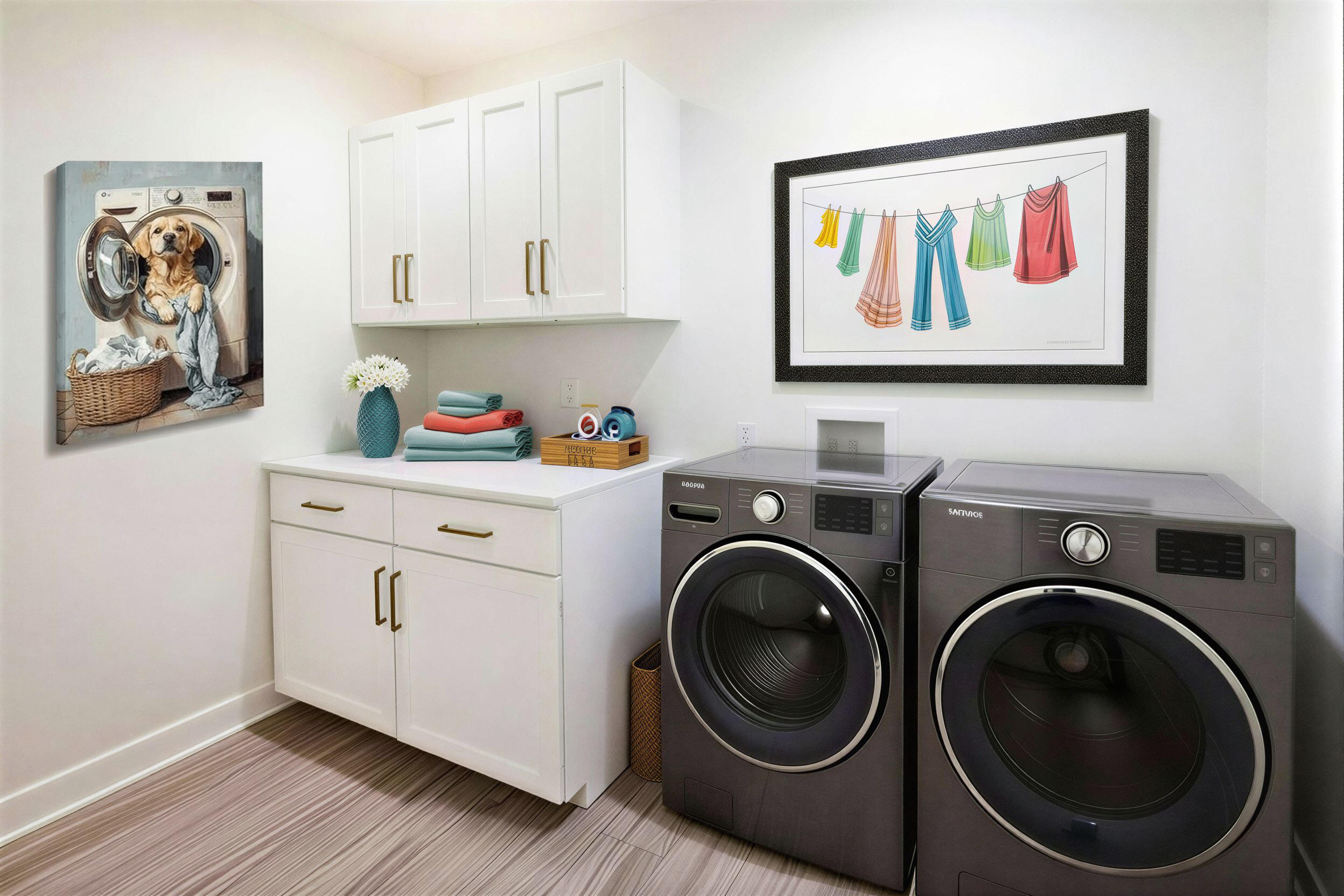 433 Niagara Avenue Sheboygan, WI 53081 - Photo 41 of 70 Laundry Room - Virtually Staged (Washer/Dryer not included in sale)