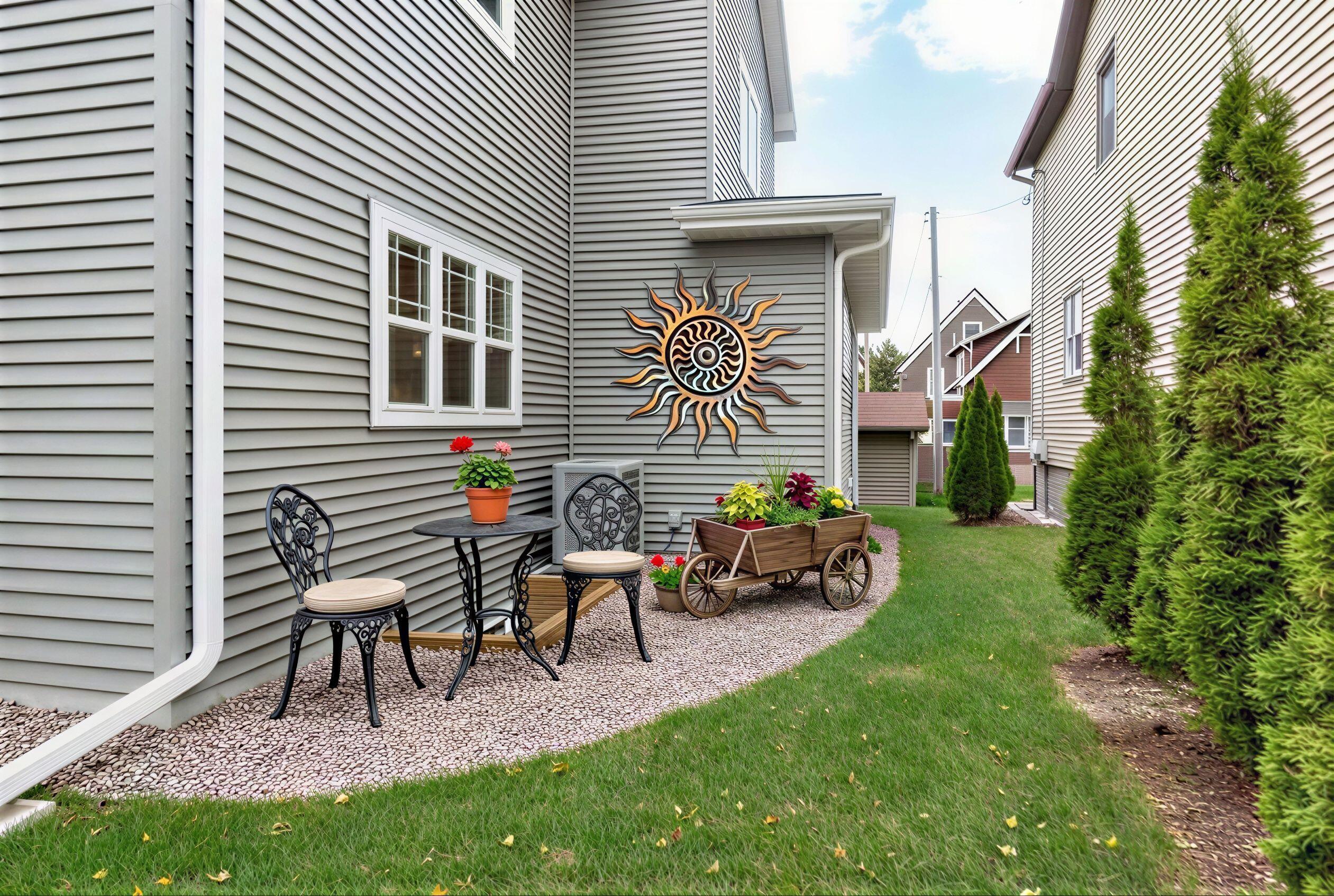 433 Niagara Avenue Sheboygan, WI 53081 - Photo 57 of 70 Sitting Area in Backyard - Virtually Staged