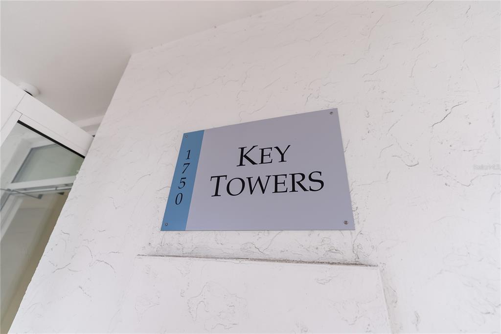 1750 Benjamin Franklin Drive, Unit 6G Sarasota, FL 34236 - Photo 49 of 82 a close up of a sign