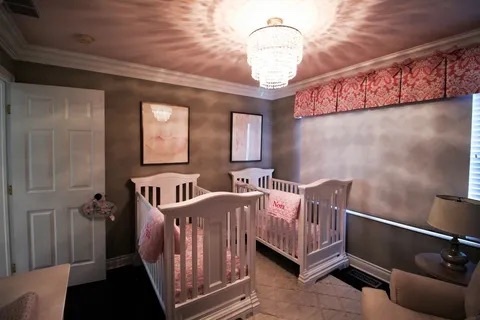 2522 Reflections Drive Crest Hill, IL 60403 - Photo 18 of 18 a bed room with a bed and a chandelier