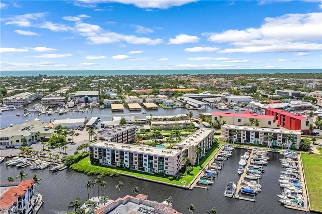 a city view with lots of green space