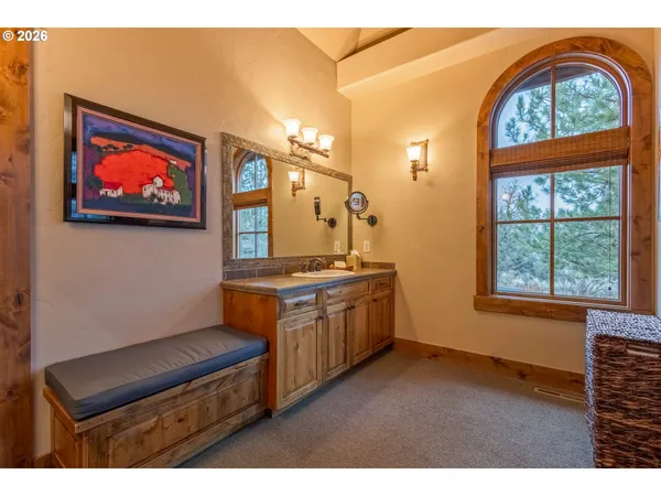 a room with furniture and window