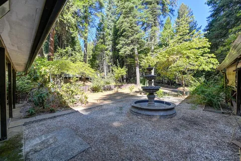 a view of a house with a patio