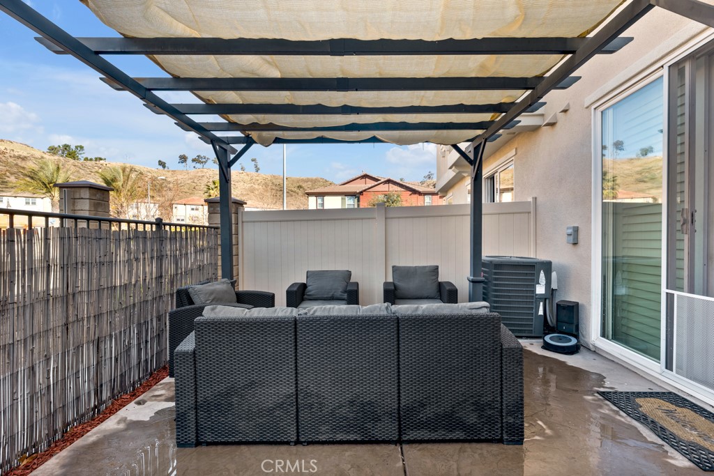 22104 Barrington Way Saugus, CA 91350 - Photo 23 of 31 a view of outdoor space with seating area