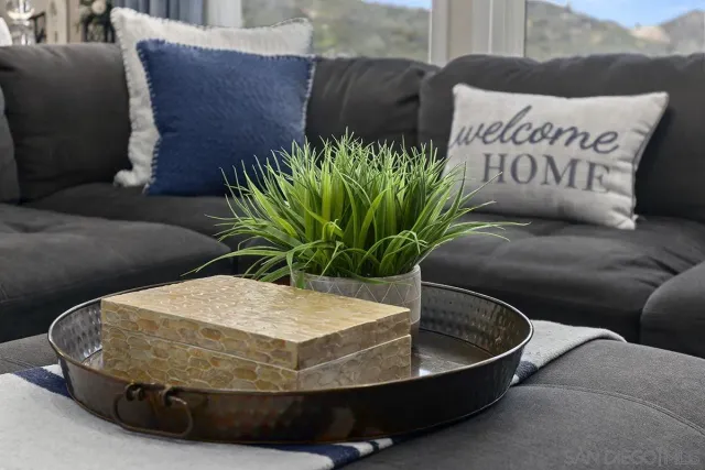 a view of a couch in a living room