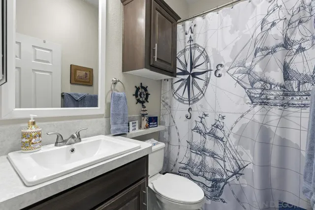 a view of a terrace with furniture and a table