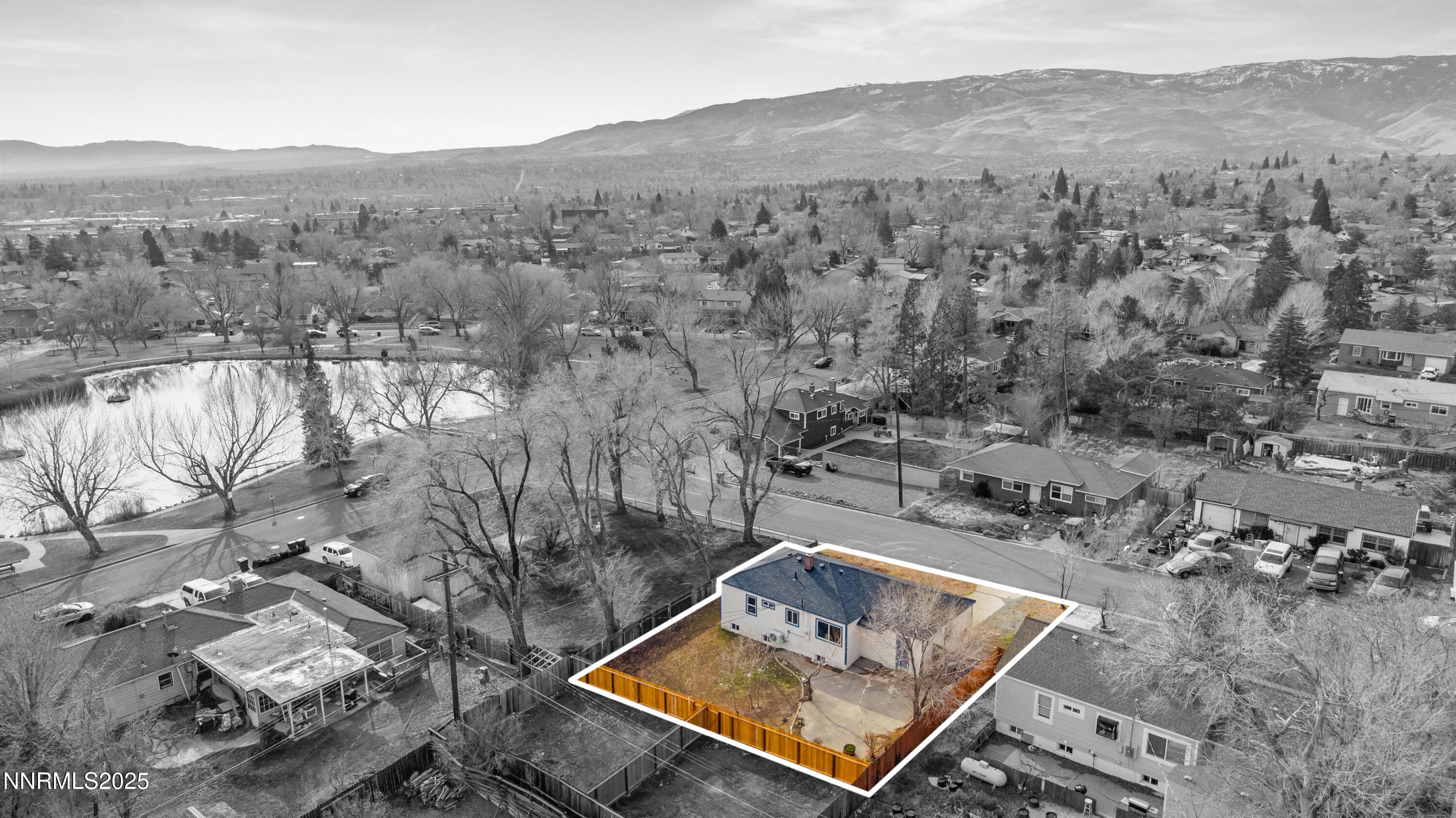 1620 Harold Drive Reno, NV 89503 - Photo 48 of 49 an aerial view of house with yard