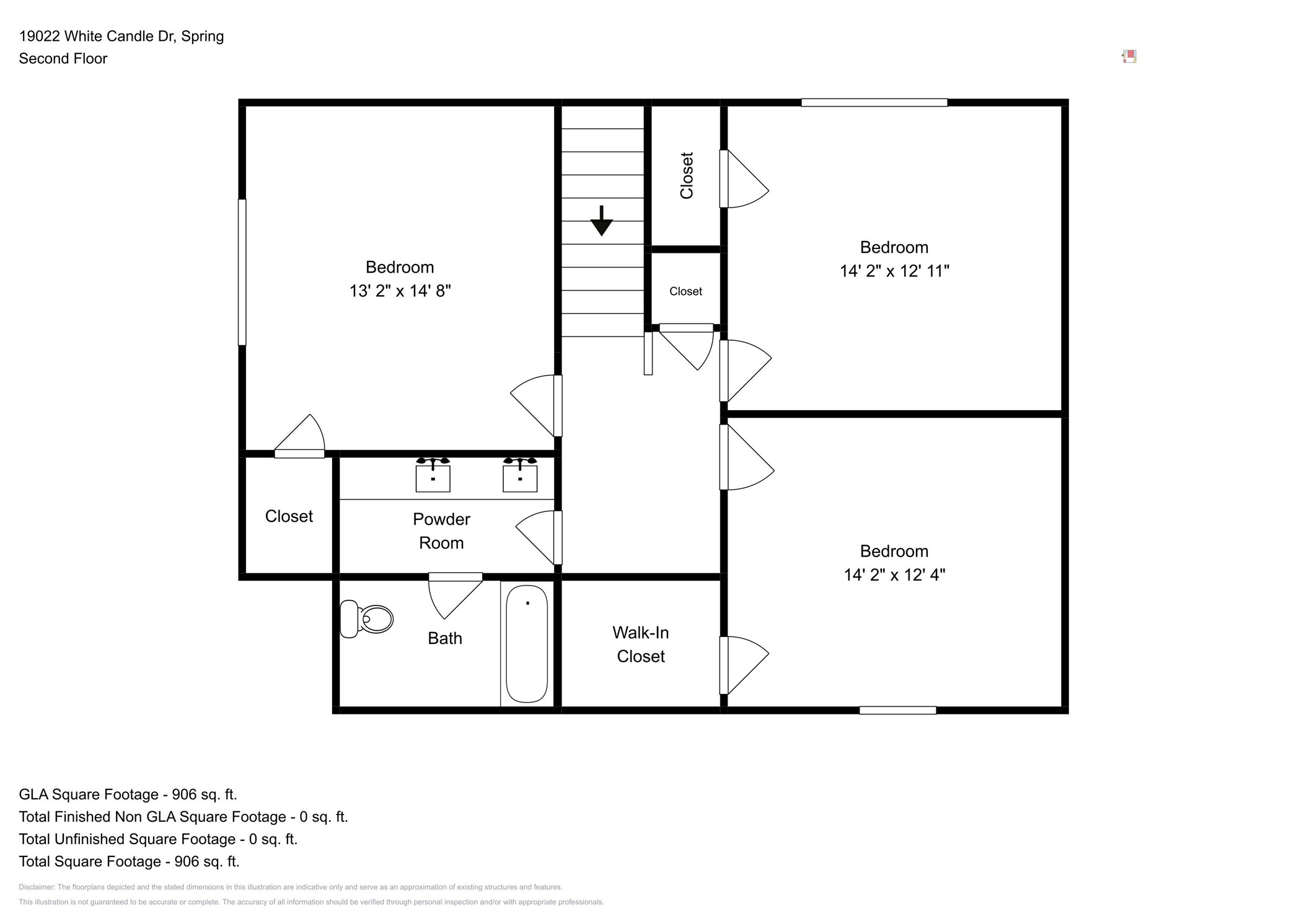 19022 White Candle Drive Spring, TX 77388 - Photo 22 of 22 a picture of a black and white photo