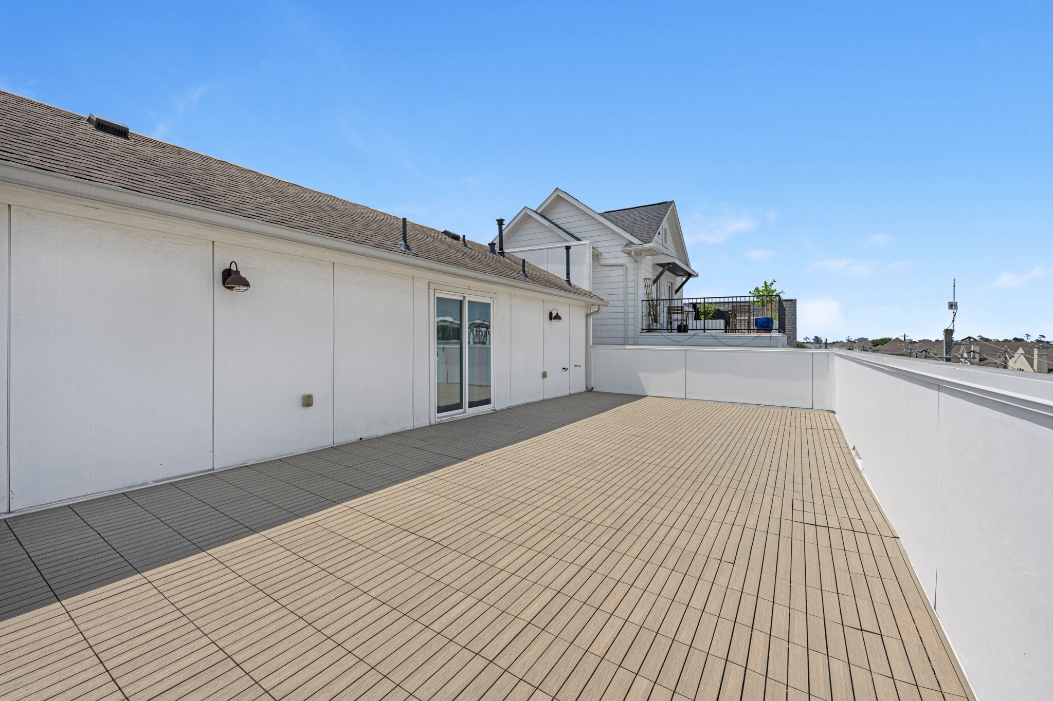 5802 Kansas Street Houston, TX 77007 - Photo 11 of 12 Deck, Great View of Sunsets and Skyline