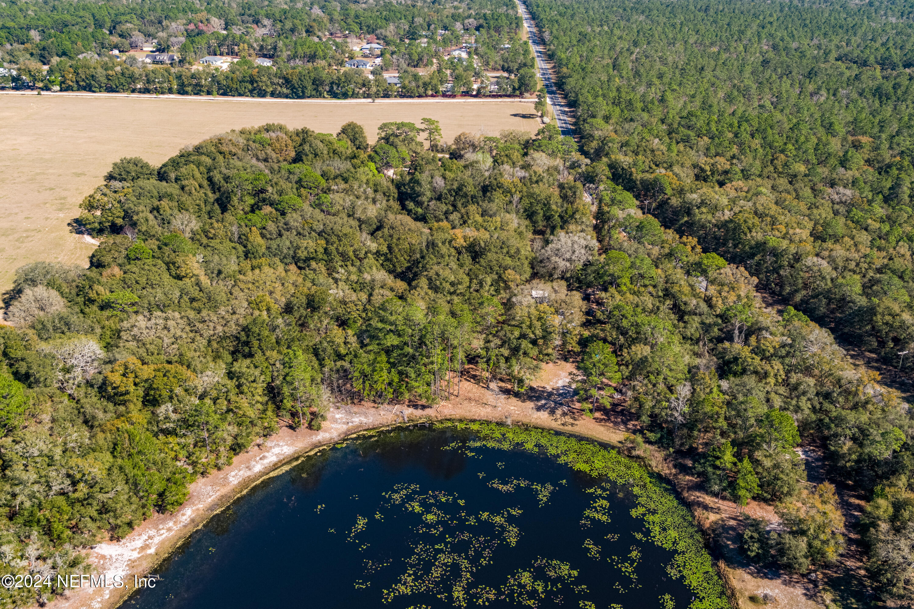6056 County Road 214 Keystone Heights, FL 32656 - Photo 4 of 7 Aerial View of Lot Looking West