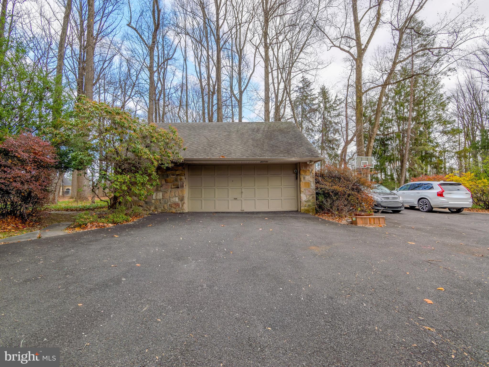 1985 Huntingdon Road Huntingdon Valley, PA 19006 - Photo 45 of 50 Charming 2 car garage nestled among the trees.