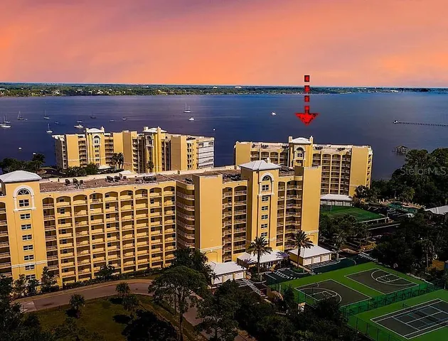 a front view of a building