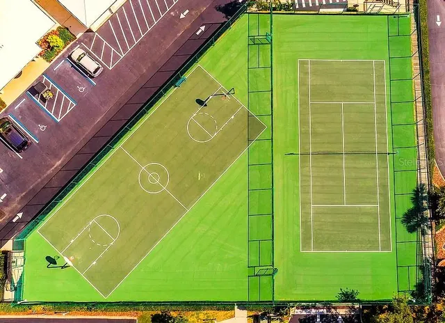 a view of a city with an ocean