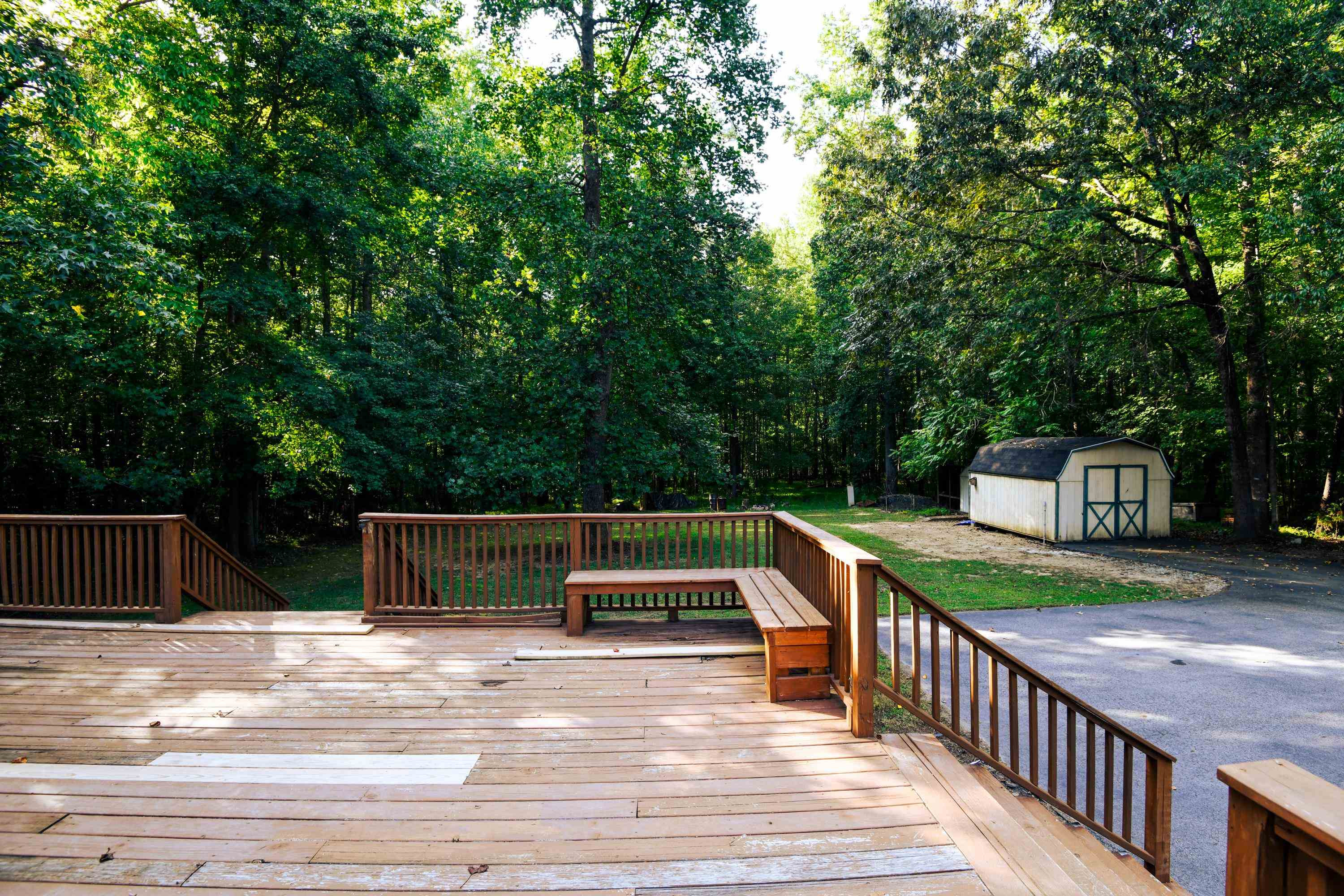 1516 Bill Poole Road Rougemont, NC 27572 - Photo 14 of 17 Exterior Deck