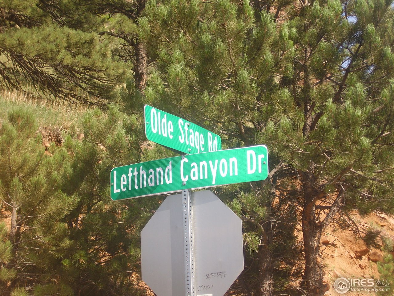 7296 Olde Stage Road Boulder, CO 80302 - Photo 10 of 12 Property is One Block from this Street Sign.